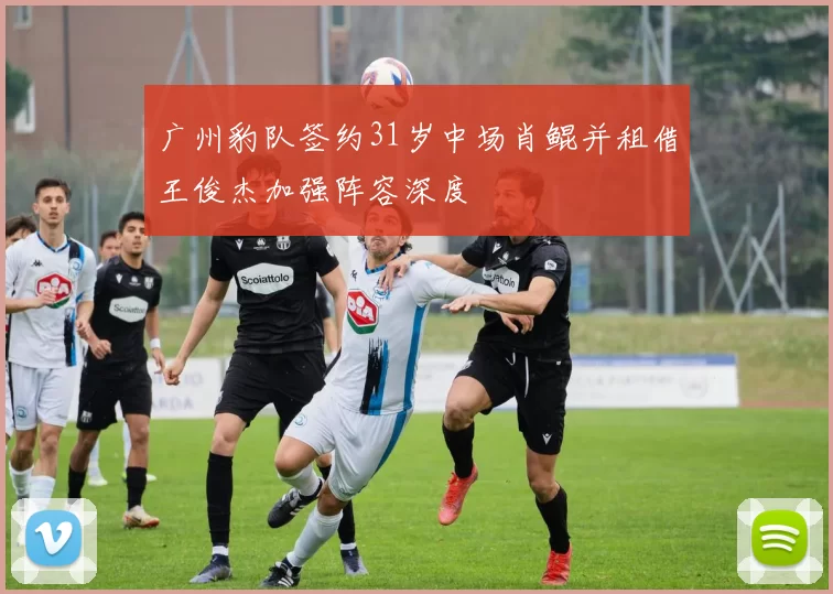 广州豹队签约31岁中场肖鲲并租借王俊杰加强阵容深度